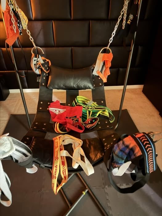 Going to Cincy this weekend for my buds Jocktober party, who wants to be my plus 1 and put on a jock and do as you’re told?  His playroom is ready for all the men.