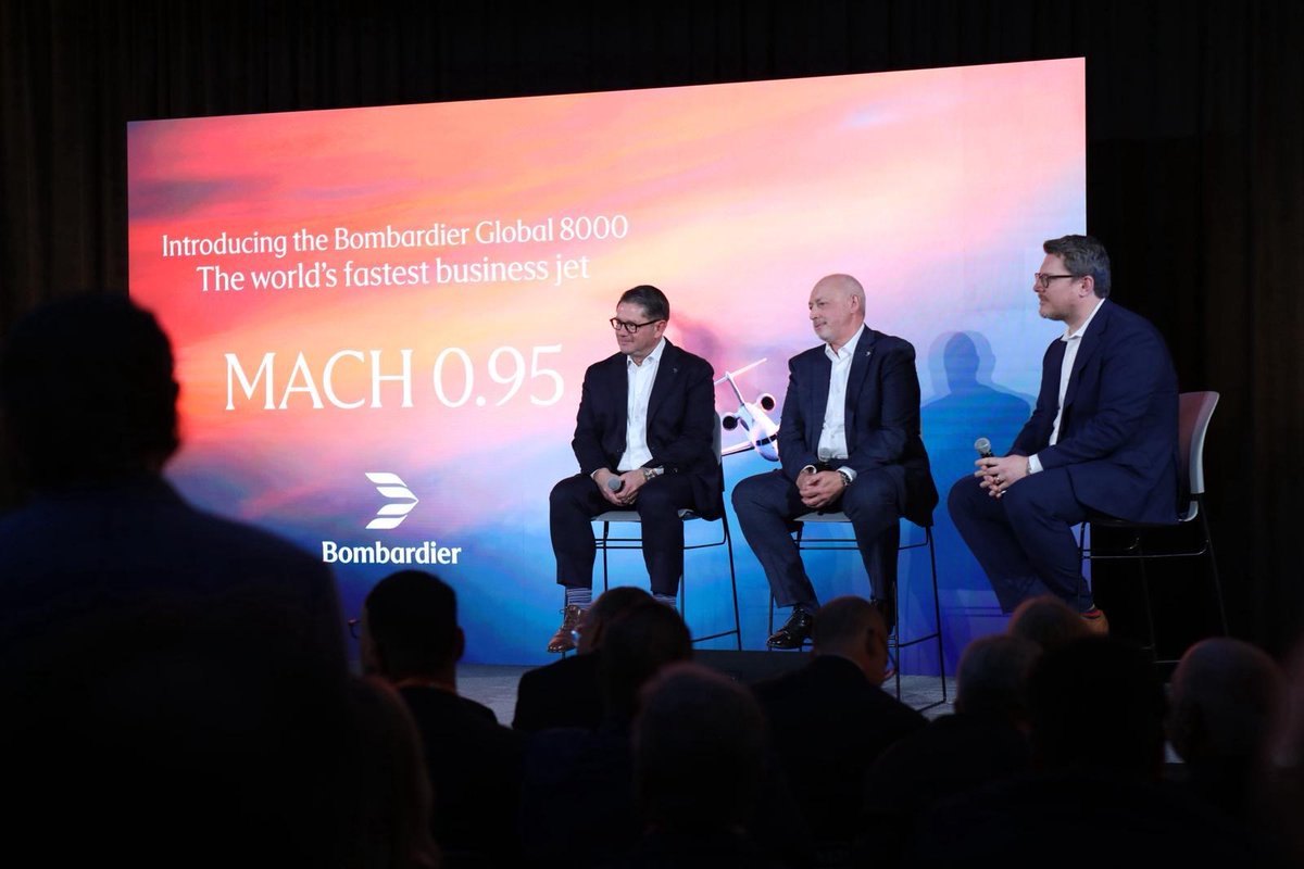 AirportSupplier's tweet image. Bombardier Global 8000, The World’s Fastest Business Jet, Gets Even Faster with a New Top Speed of Mach 0.95 airport-suppliers.com/bombardier-glo… @Bombardier #Global8000 #FastestBusinessJet #BusinessJet #BombardierGlobal8000 #Aircraft