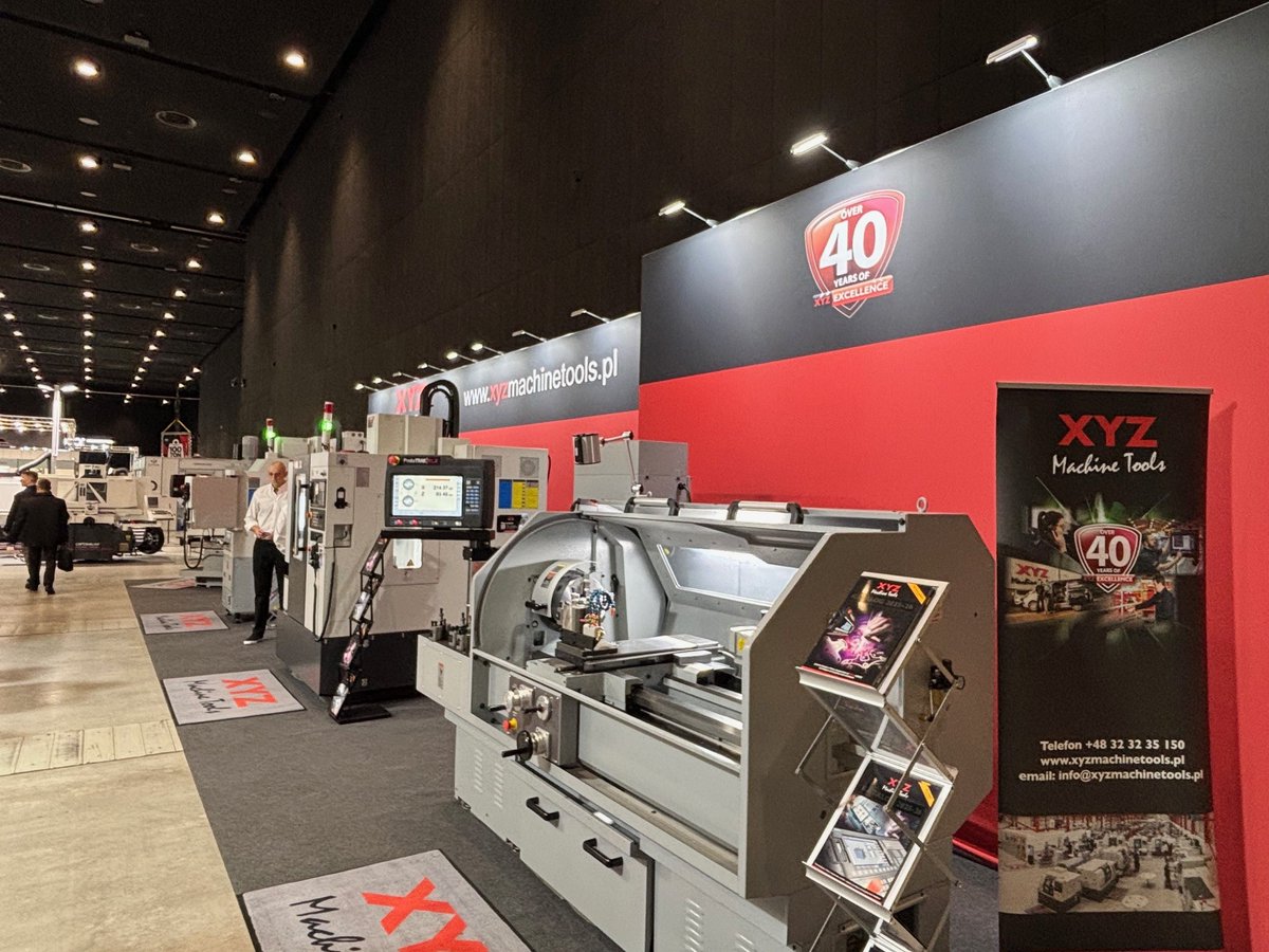 xyzmachinetools's tweet image. The XYZ team in Poland are set up and ready for Toolex 2025, an international Fair of Machine Tools, Tools and Processing Technology running from 14th–16th October. 

We&apos;ll demonstrate some of our products with ProtoTRAK and Siemens CNC controls. Say hello if you are visiting.