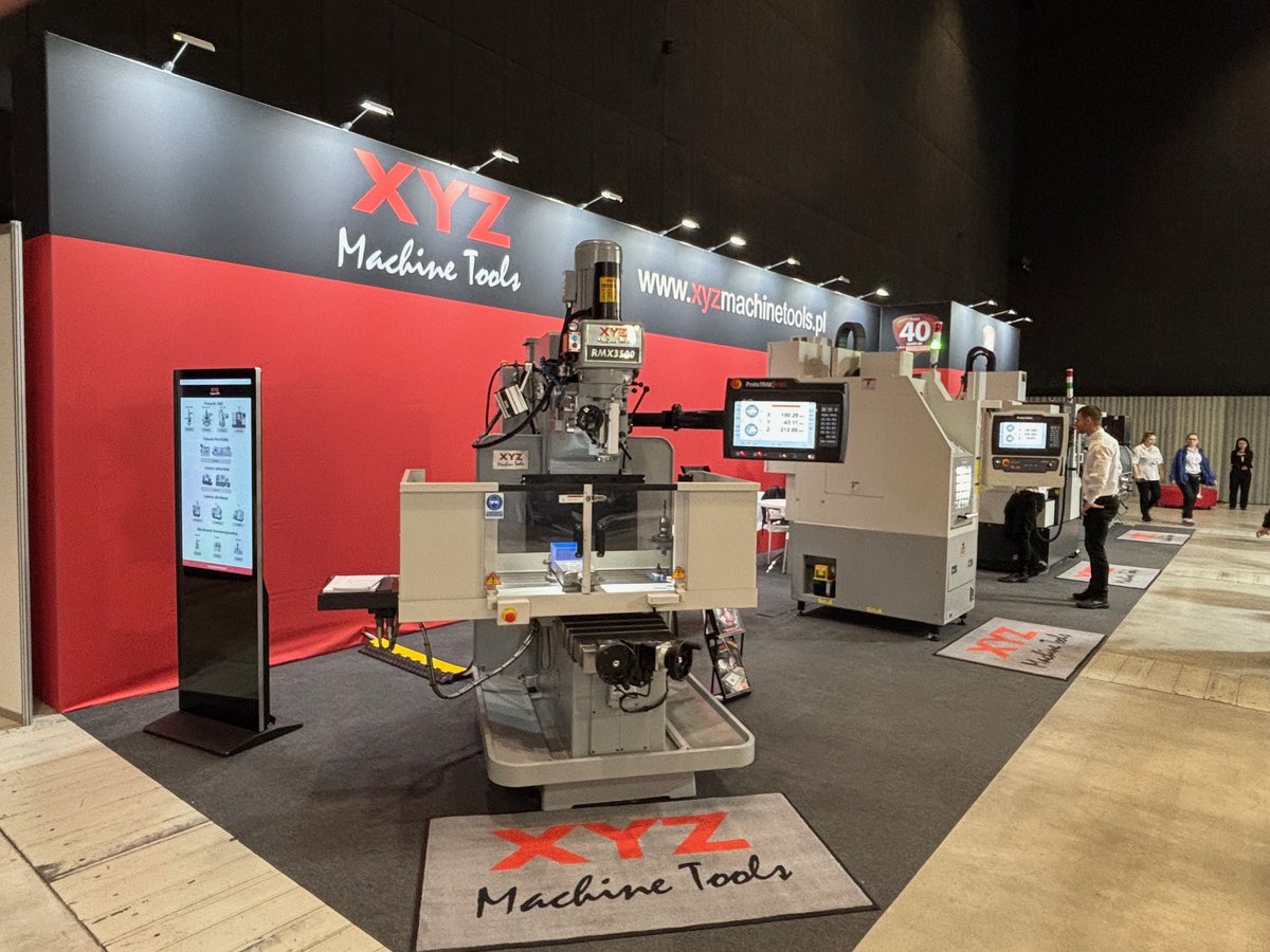xyzmachinetools's tweet image. The XYZ team in Poland are set up and ready for Toolex 2025, an international Fair of Machine Tools, Tools and Processing Technology running from 14th–16th October. 

We&apos;ll demonstrate some of our products with ProtoTRAK and Siemens CNC controls. Say hello if you are visiting.