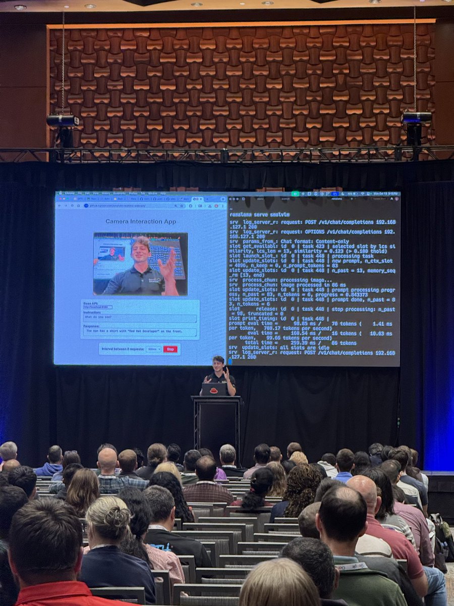 Cedric Clyburn (@cedricclyburn) on Twitter photo Had one of my most fun sessions yet with <a href="/AllThingsOpen/">All Things Open</a> on Local LLM’s, showing how developers can setup their own private RAG, Vibe Coding, and Agentic AI apps (thanks to #MCP) without needing 3rd party models! Ft. <a href="/Podman_io/">Podman</a> + <a href="/vllm_project/">vLLM</a> 
💻 Slides: red.ht/local-llm Had one of my most fun sessions yet with <a href="/AllThingsOpen/">All Things Open</a> on Local LLM’s, showing how developers can setup their own private RAG, Vibe Coding, and Agentic AI apps (thanks to #MCP) without needing 3rd party models! Ft. <a href="/Podman_io/">Podman</a> + <a href="/vllm_project/">vLLM</a> 
💻 Slides: red.ht/local-llm