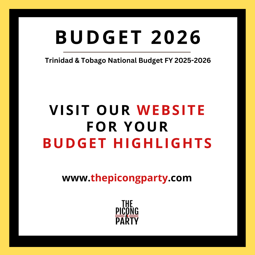 thepicongparty's tweet photo. Budget 2025/2026 — Highlights, Polls & Reactions Now Live!
Missed parts of the Budget? We’ve got you covered.
Visit https://t.co/CVIXYWJvs4 to catch all the highlights, fiscal measures, and what it means for you.
#ThePicongParty #TTBudget https://t.co/gII5V4ASjj