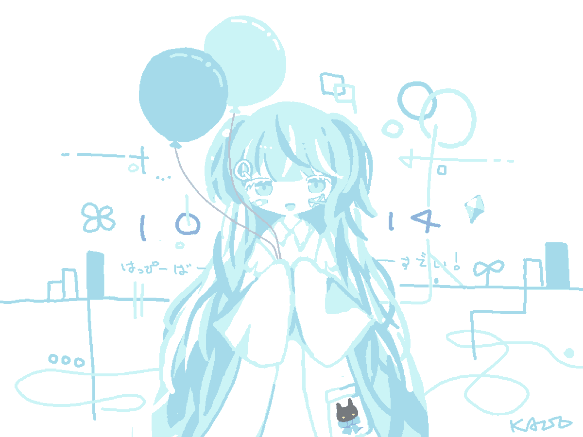 _k256's tweet photo. #queue_art 誕生日おめでとう https://t.co/sQhyuIXfLY