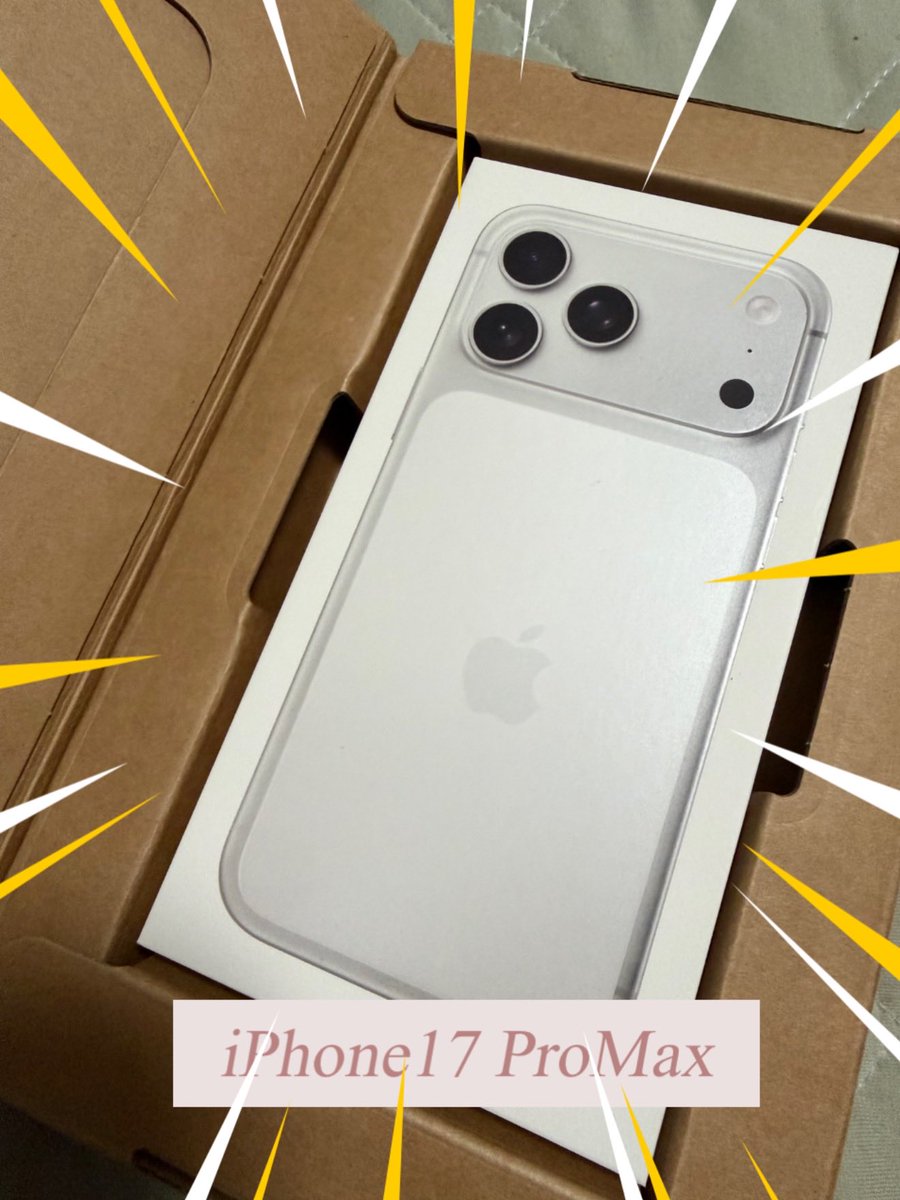 zagi_V2's tweet photo. iPhoneワープ進化✨
12ProMaxを使ってかれこれ５年経過で電池もスペックももうなかなか厳しかった🌀

それぞれの就職先が移動しました🏃‍♂️

iPhone17ProMax
🆕メイン

iPhone12ProMax
メイン▶︎🆕最強のサブ機

iPhoneSE2nd
サブ機▶︎🆕...リストラ？ 解雇..？？

ただ...お値段高いですわ💦💦 https://t.co/eETbJfIwNq