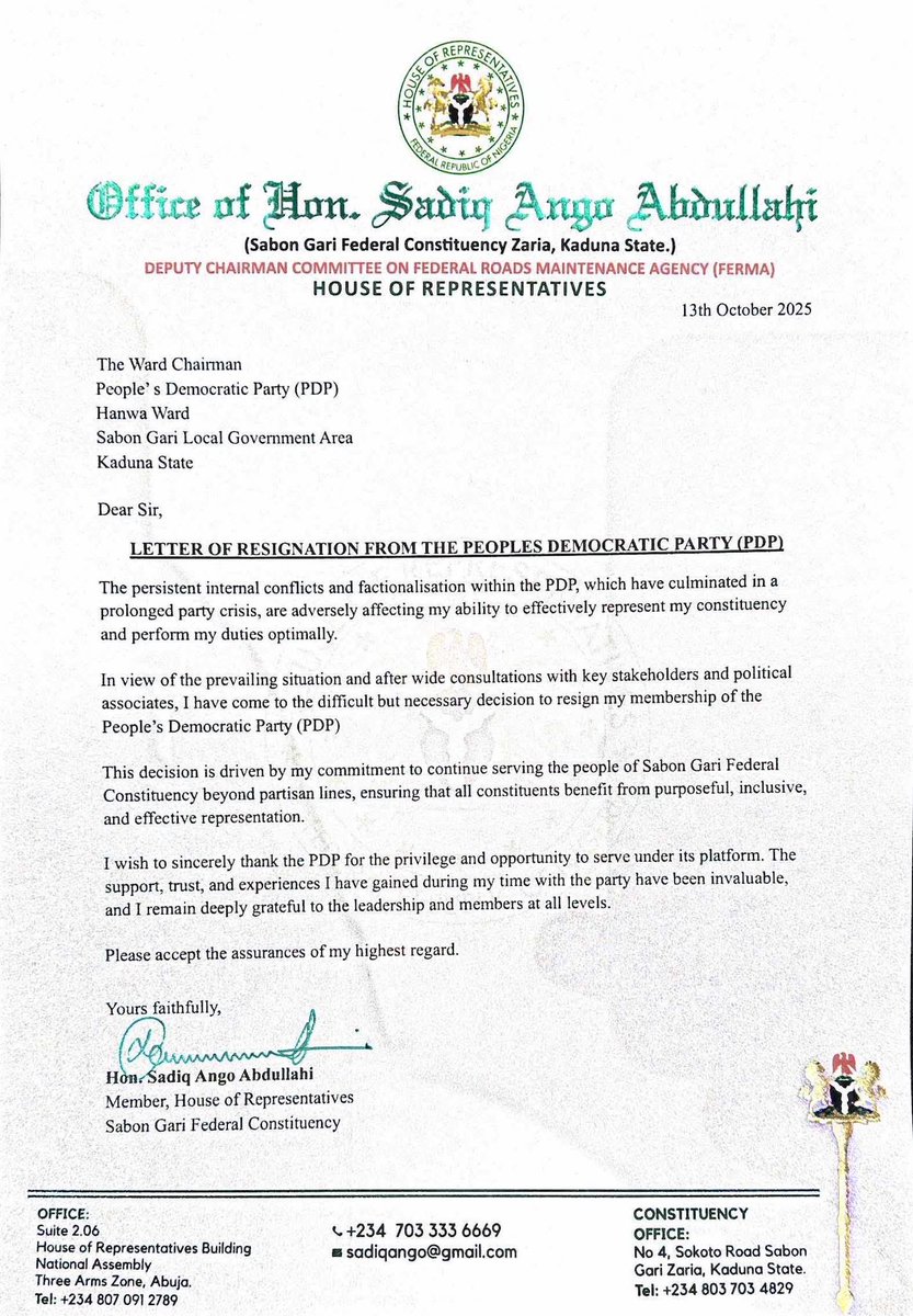 Sadiq Ango 2027 tweet media