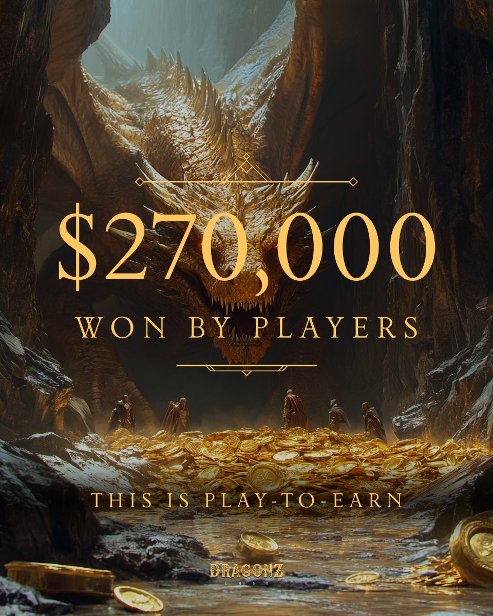dragonzlandx's tweet image. 🔥 $270,000 WON by Dragonz Land players! 🐉
To celebrate, we’re giving away 15,000 $DRAGONZ to our fiercest warriors:
🎁 3 Winners – 5,000 each!
How to Enter:
✅ Like & Retweet
✅ Follow @DragonzLand
✅ Screenshot your deck 📸
✅ Drop your wallet address 💼
⏳ Ends 17.10 – 12…