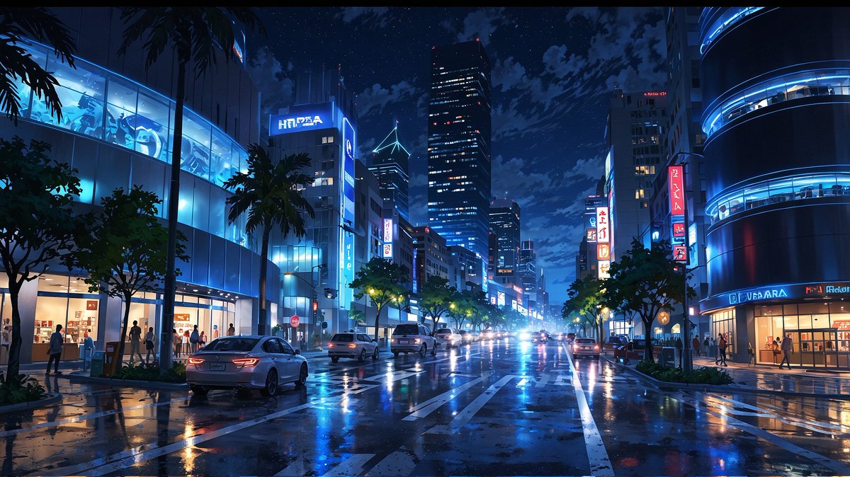 nightgalaxx's tweet photo. City pulse, neon veins 💙⚡
#bluskyart #urban #aiart #nightcity #city https://t.co/aolqym1okf