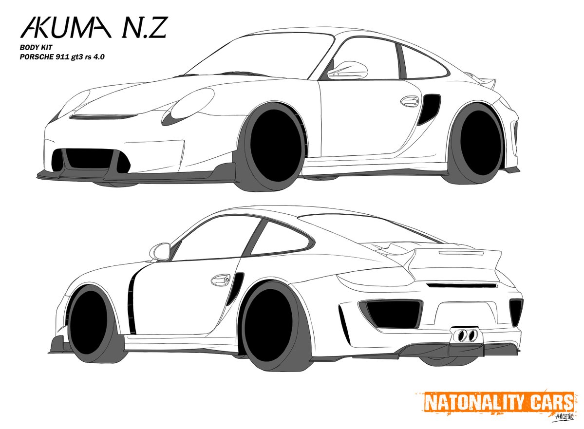 911 gt3 rs 4.0 Design body kits