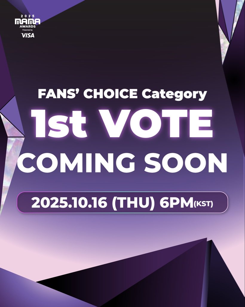 📢【2025 MAMA AWARDS】 スケジュール📅 @MnetMAMA ノミネート発表