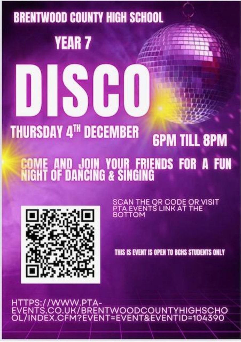 Attention all Year 7s 🕺💃🪩