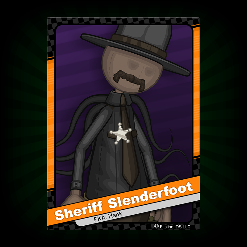 Spookdeck 03: Sheriff Slenderfoot! 
FKA: Hank
...
#papalouie #fliplinestudios #flipdeck #Halloween #spookdeck