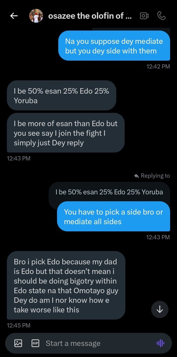 Since you are posting half story to fit the agenda u want just as the snakes you people are🐍🐍
I remembered I added that u should mediate both sides but you didnt, you sided with your binis to act like a victim to say Esans started it first.
You see how snakey you people are 🐍