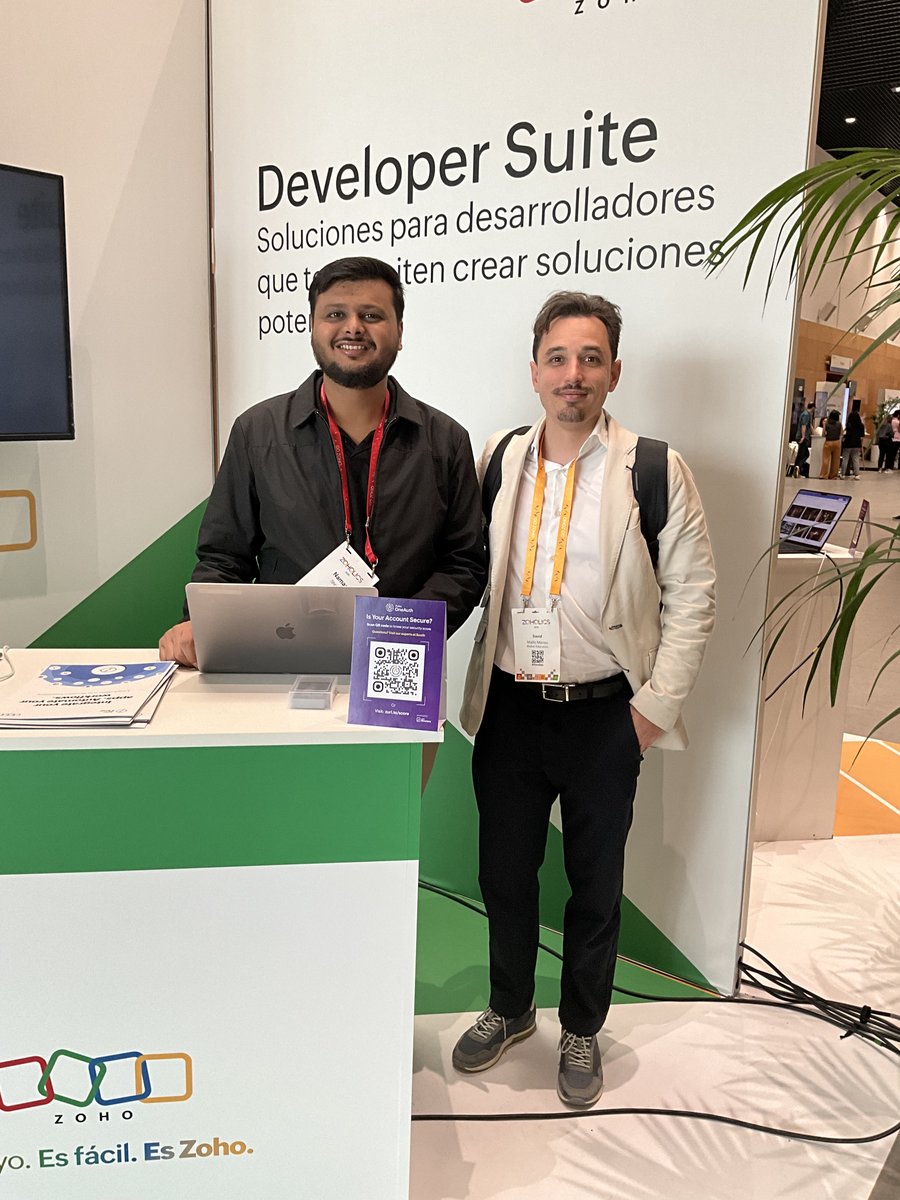 ZohoFlow's tweet image. Zoholics Espana 2025 was a success. We had the opportunity to share our insights on Zoho Flow and updates on what's coming up. Thank you to everyone who was a part of the event. Until next time!