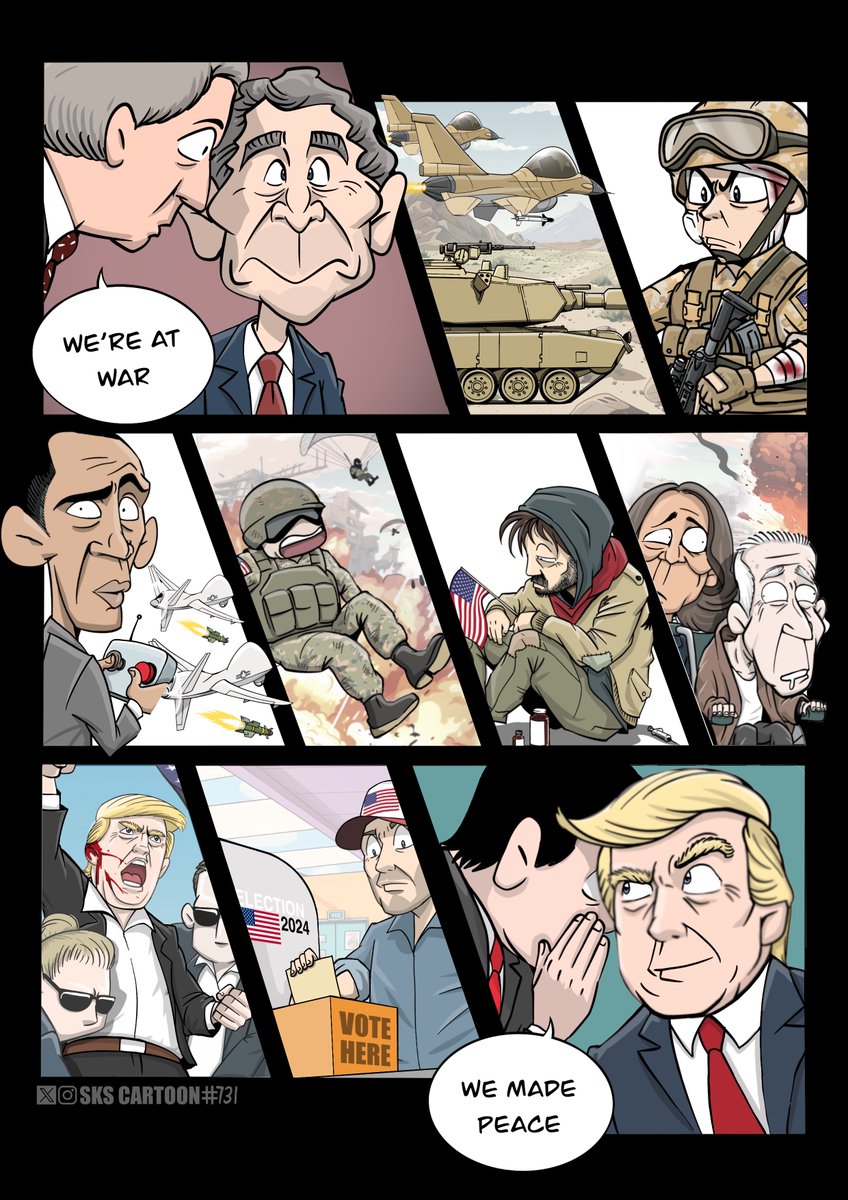 America has come full circle to become the peacemaker again.