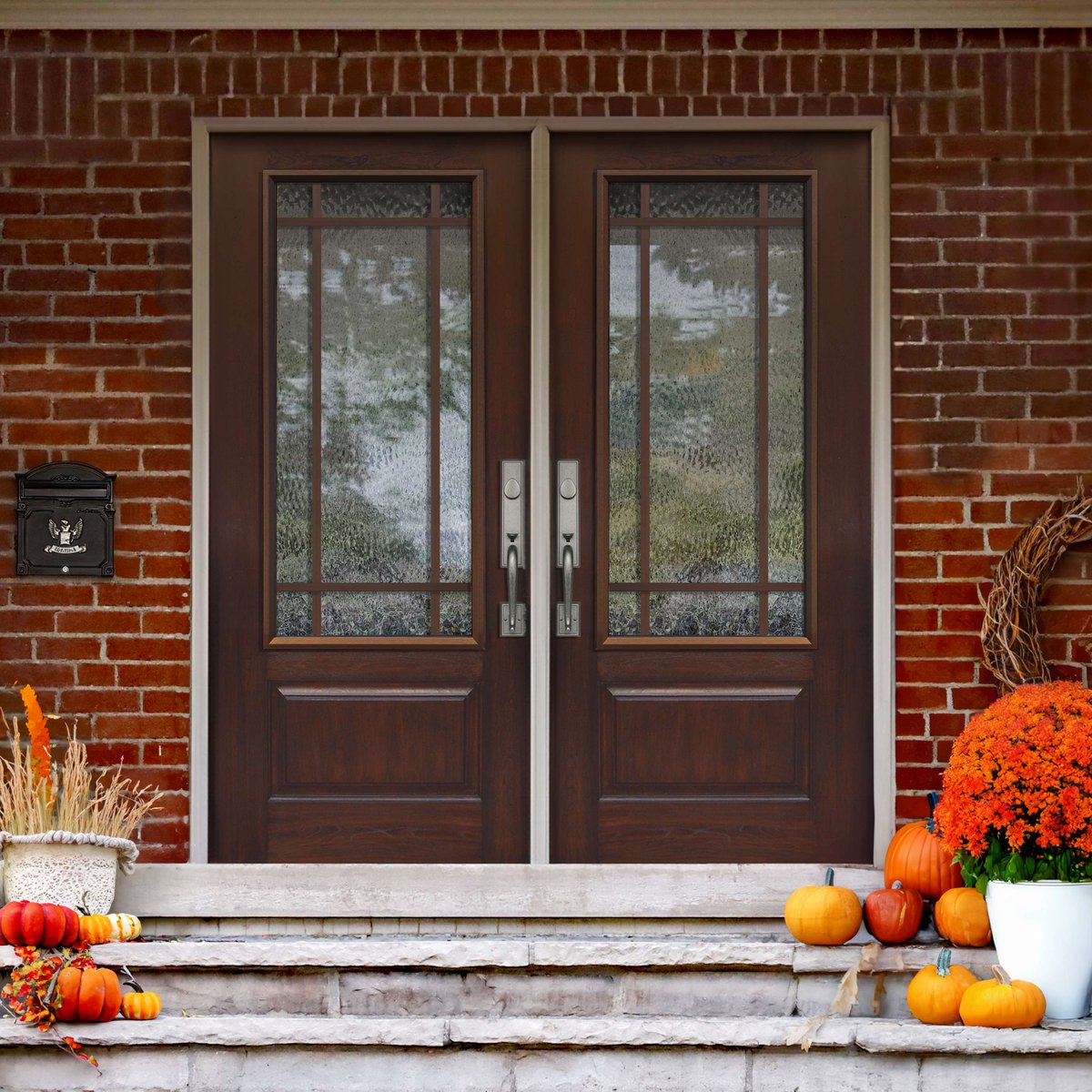 GlassCraftDoors's tweet image. 🍂 Autumn warmth meets timeless design. 🍂

The FiberCraft® 3/4 Lite SDL 9 Lite Double Door in Antique Pecan Finish with Water Glass texture creates an elegant, welcoming entryway—perfect for fall gatherings. ✨

👉 GlassCraft.com/DoorCrafter/

#FiberCraft #FallHomeDesign #Entryways