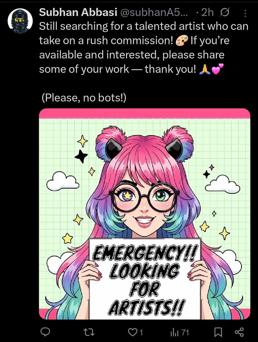 FidgeyVT's tweet image. They took the post down, put my image into an AI generator, and then reposted it again 🧍‍♂️