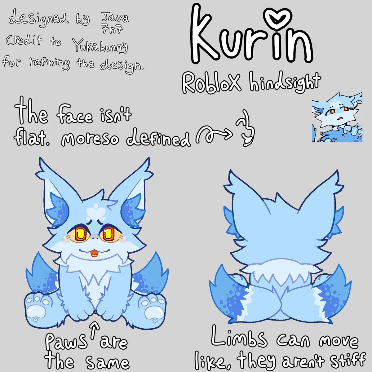 java7n7's tweet image. i made a kurin plushie ref becaz im going to commission a plushie maker to make it!! ^_^ itz gunna be so sweg