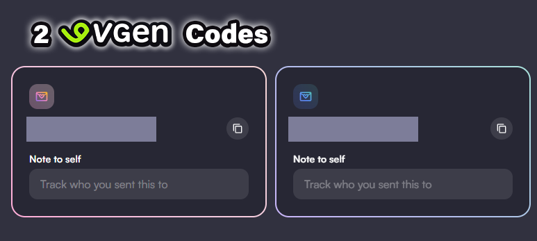 ItzWuca's tweet image. It's been a while since I've done this and I've got quite some codes. I'm giving 2 #VGenCode
&lt; Follow + RT🔁
&lt; Drop ur works💕
As usual, I'll leave this on for 3 days then I'll personally choose the two winners :3