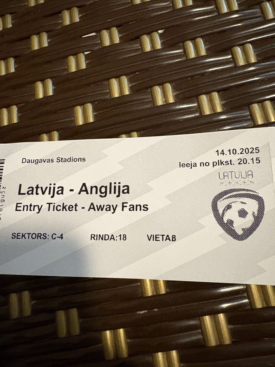 dpearsoncfc's tweet image. Bring back paper tickets as standard 
Follow England away 🏴
