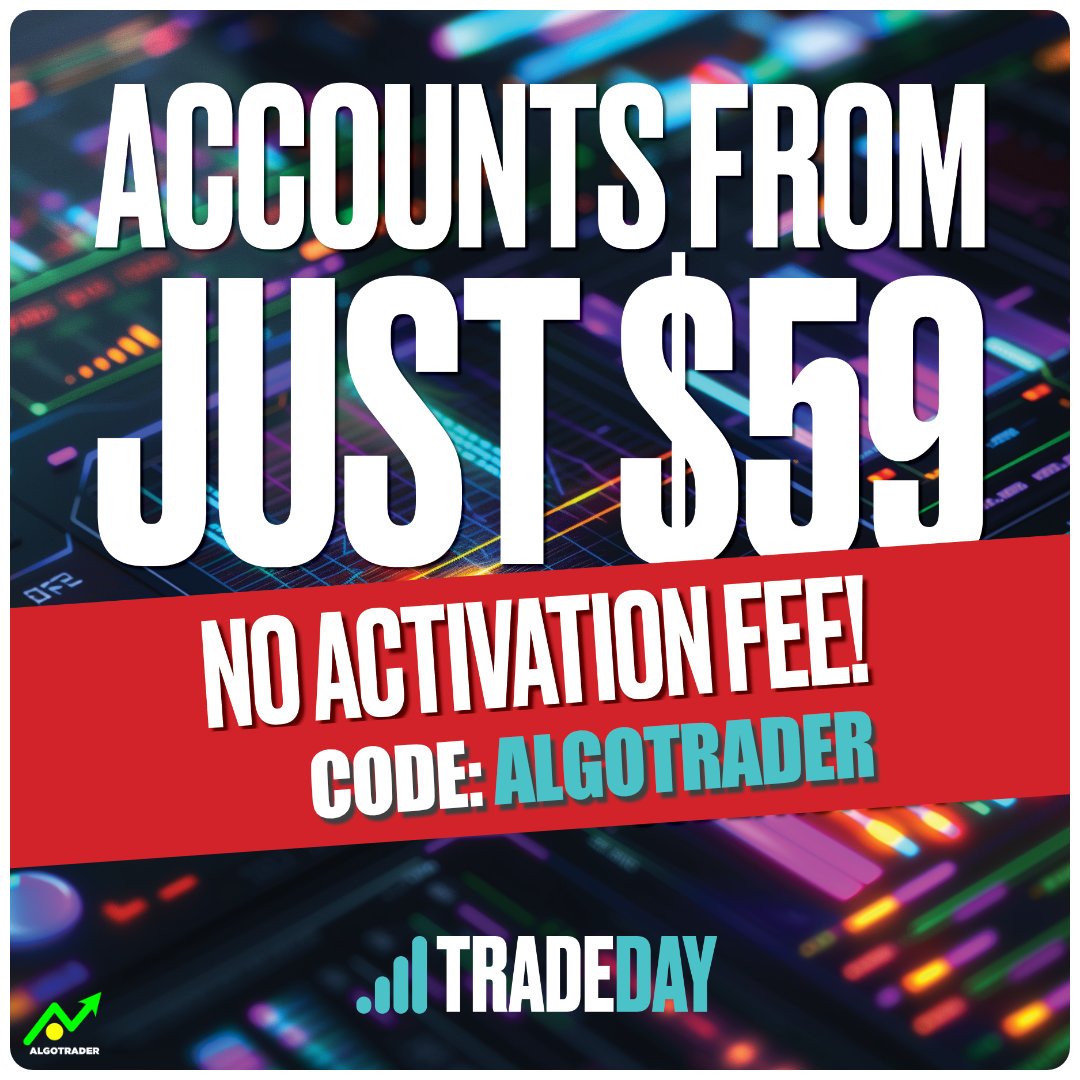 One of the best payout policies is at TradeDay where you can withdraw anytime with no window. Save 30% off all accounts with code ALGOTRADER and pay NO activation fee! 

Use code ALGOTRADER 👇
tinyurl.com/TDAYFunding

💥 Payouts on day 1
💥 Withdraw daily
💥 Copy Trade 6 accounts