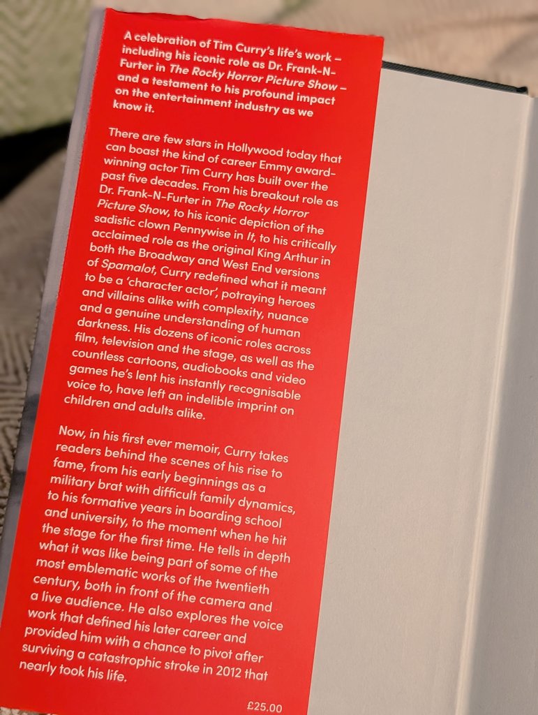 This was one of my earlier preorders. I think Tim Curry is such an interesting man that I'm super excited to read it.

❤️Vagabond by Tim Curry <a href="/centurybooksuk/">Century Publishing</a>