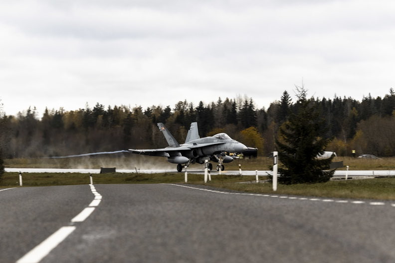 Nothing to see here.

Just the Royal Canadian 🇨🇦 Air Force practicing landing at 🇪🇪 public highways.

#StrongerTogether