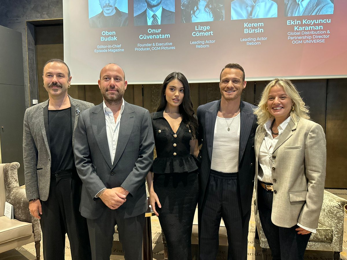 Çarpıntı oyuncuları #LizgeCömert, #KeremBürsin, <a href="/OGMPictures/">OGM Pictures</a> Kurucusu Onur Güvenatam ve <a href="/ogm_universe/">OGM UNIVERSE</a> Global Distribution &amp; Partner Director Ekin Koyuncu, yayın yönetmenimiz <a href="/obenBudak/">oben budak 🐾</a> moderatörlüğünde uluslararası basınla buluştu!

#MIPCOM2025 #MIPCOMCANNES #çarpıntı #Reborn