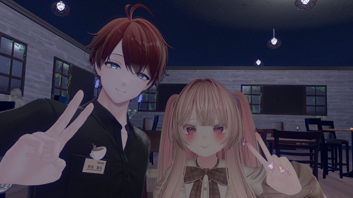 coma0712's tweet image. #TRIANGULAR_VRC
ありがとうございました✨
諸事情で第2ローテのみの参加！！
お話が盛り上がったり、カッコいいって言ってくれたりでとっても楽しい時間でした☺️
ALTあります✉️
