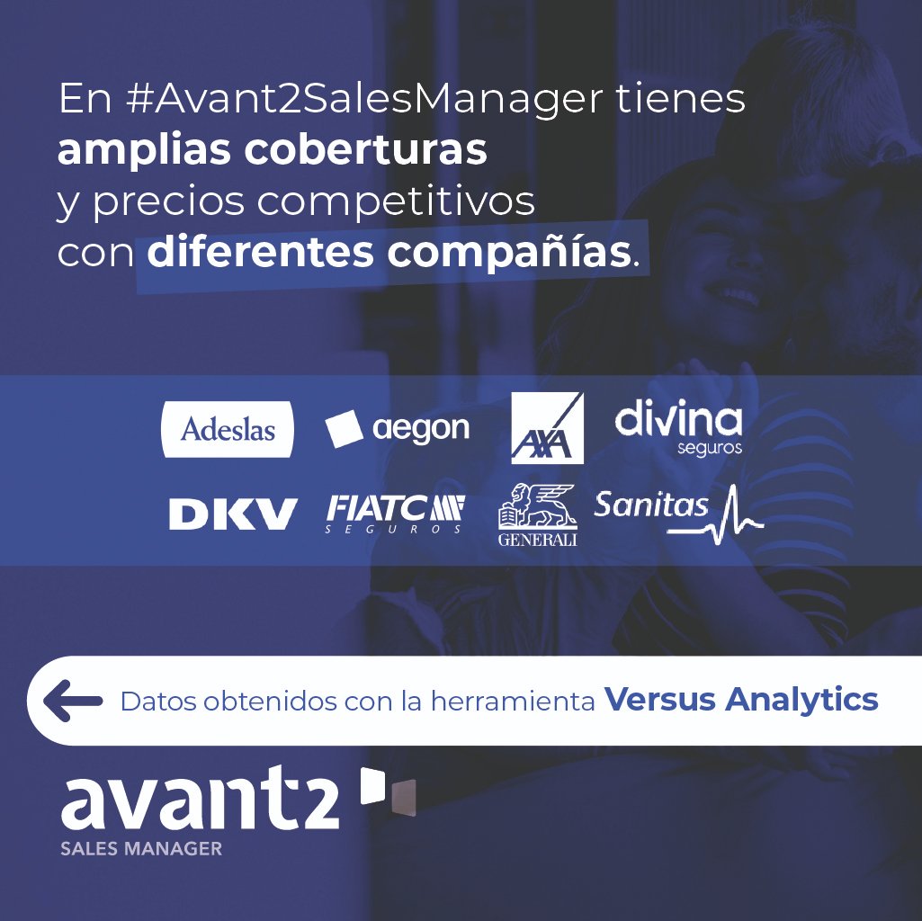 codeoscopic's tweet image. En el 4º trimestre de 2024 se emitieron el 42% de todas las pólizas de #salud del año. En 2025 sigue la tendencia🚀
Aprovecha el momento!
Emite en #Avant2SalesManager con @ClientesAdeslas @aegonseguros @AXASegurosEs Divina Seguros @DKVSeguros @FIACTseguros @GENERALI_es @sanitas