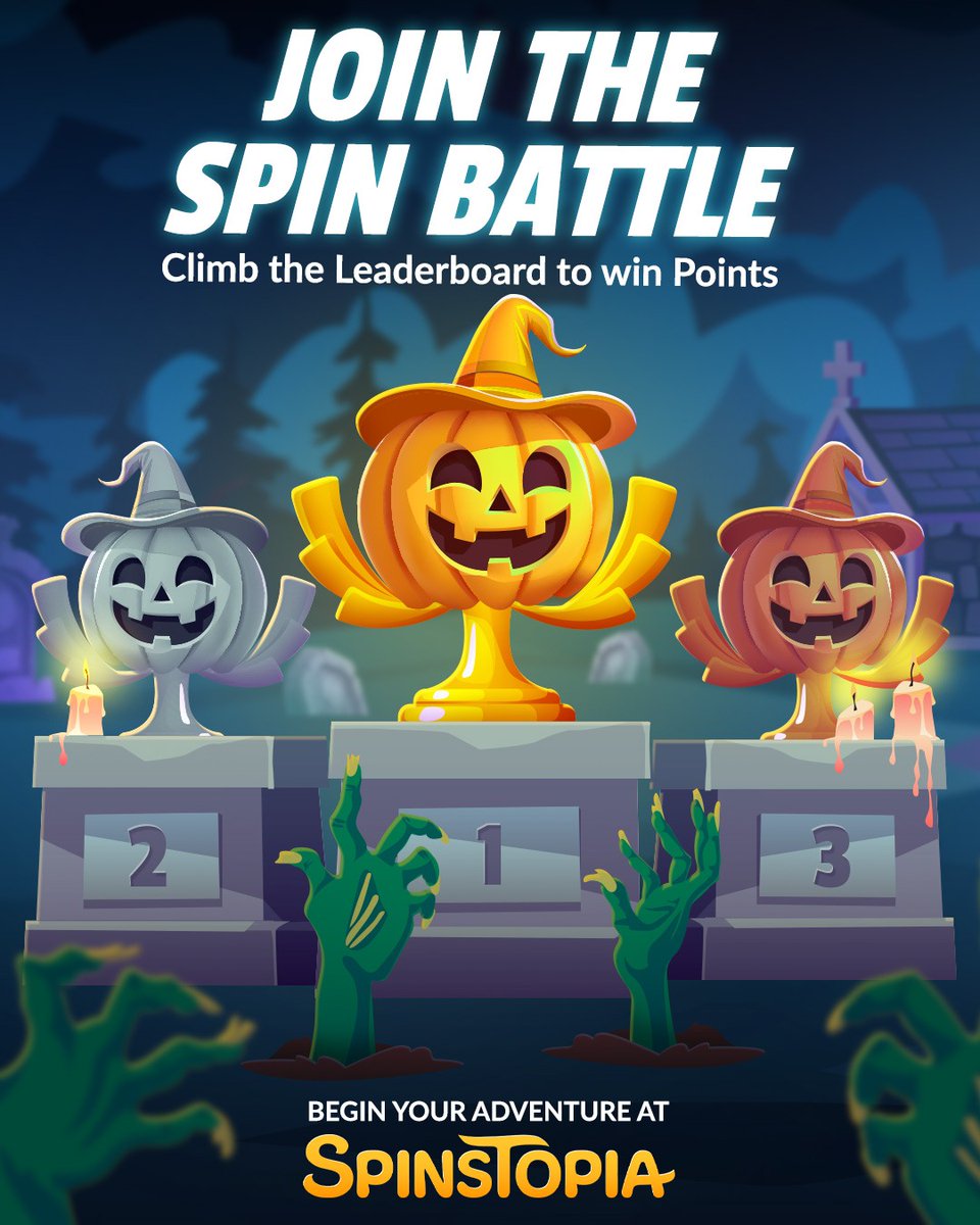 spinstopia's tweet image. 🎃 👻 The Haunted Reels Spin Battle is ON!

Earn leaderboard points every time you spin on our Halloween slots. The top players will be awarded points which can be used to exchange for free bonuses or free spins!

🧛🏻‍♂️ Every spin counts
🏆 Ends October 19

tinyurl.com/2w9nrdsj