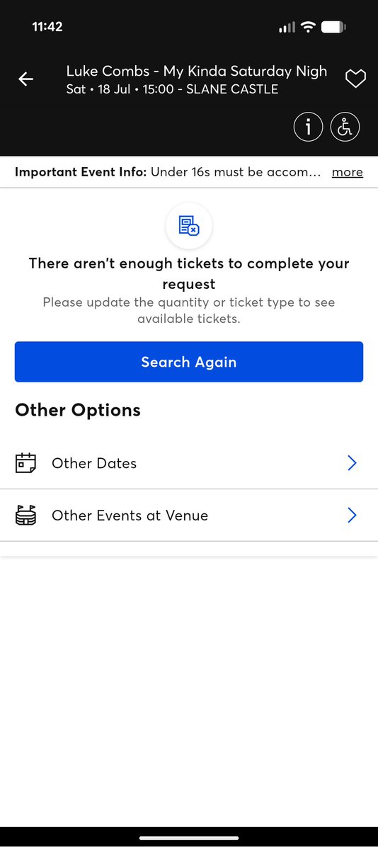 AMLaCassePhoto's tweet image. I keep getting the not tickets found message.