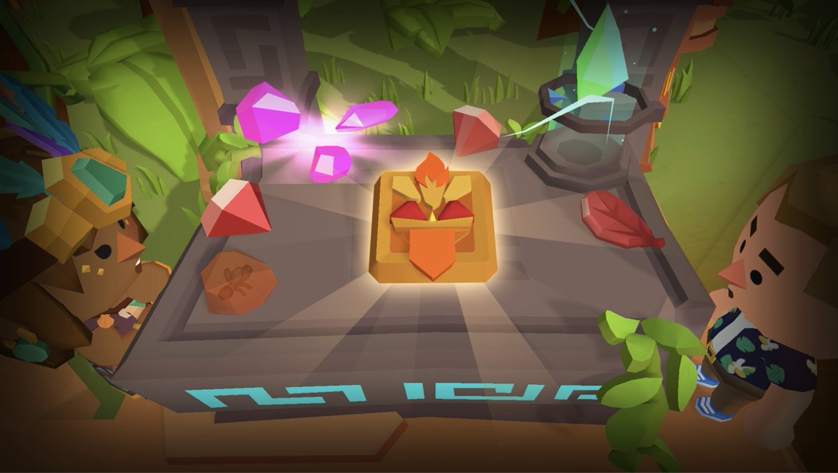 Earlier this week we promised more Totem secrets… and here they are! ⚡🌴

How to master the elements and forge your own Totems! 👇

1️⃣ Craft a boat to reach distant islands 🚤
2️⃣ Find Dawn Wildheart, the island shaman 🪶
3️⃣ Complete quests to learn the ancient ways 📜
4️⃣ Use