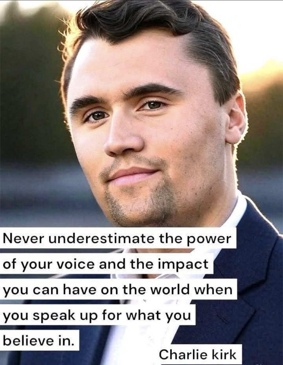 Honouring a calm, commonsense voice. Kirk's messages broke through—delivered with remarkable rationality amid the chaos. Still disgusted that so many rejoiced at the news of his murder. RIP Charlie.
#CharlieKirk
