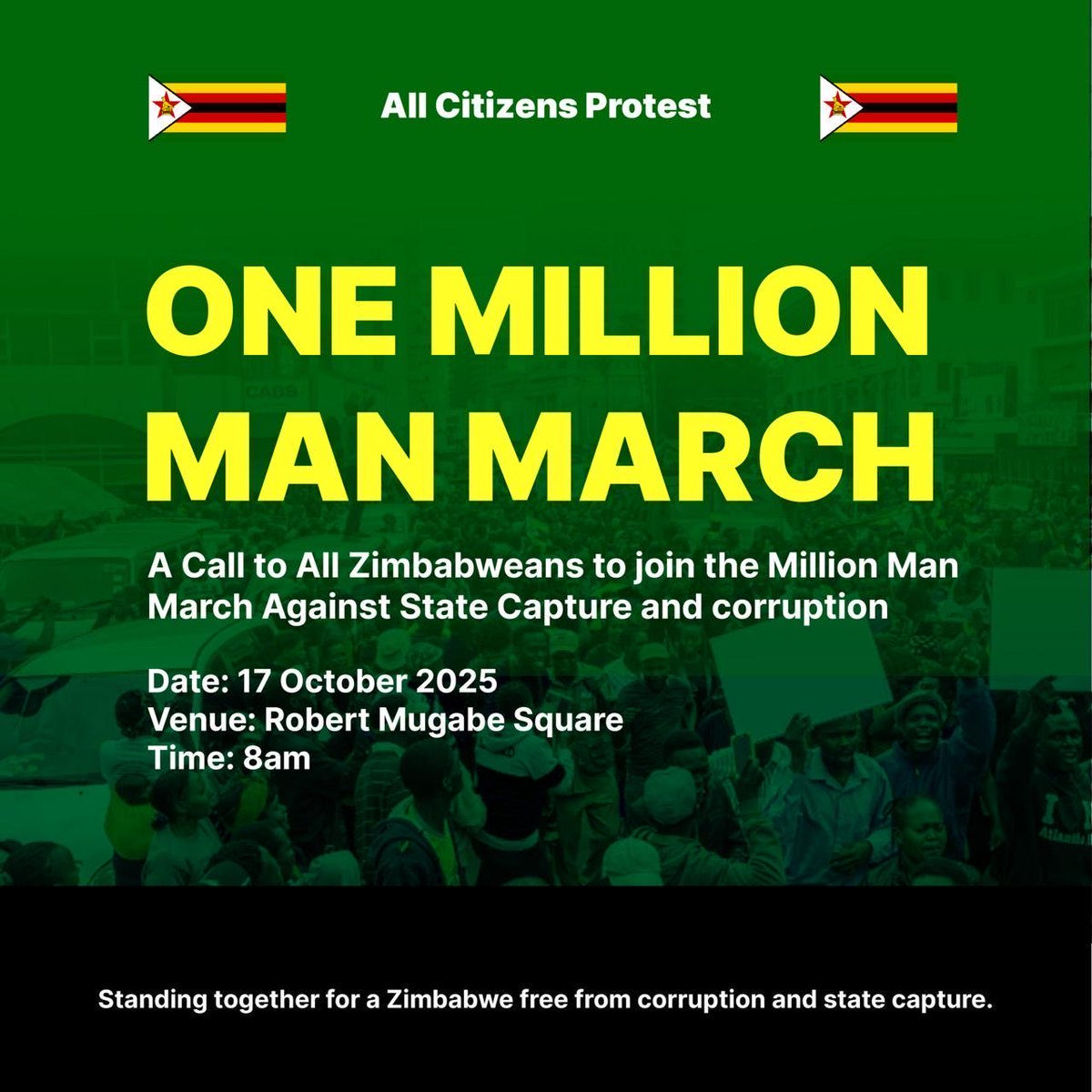 I am landing on Thursday at JMN NKOMO airport for this March. I'm not doing it for GEZA or CHIWENGA but for my country and the future of the people of Zimbabwe. ED must go. We put him in that position...we are removing him again. 
<a href="/advocatemahere/">Fadzayi Mahere🇿🇼</a> 
<a href="/ali_naka/">African</a> 
<a href="/LynneStactia/">LynneM 💕💝💎</a>