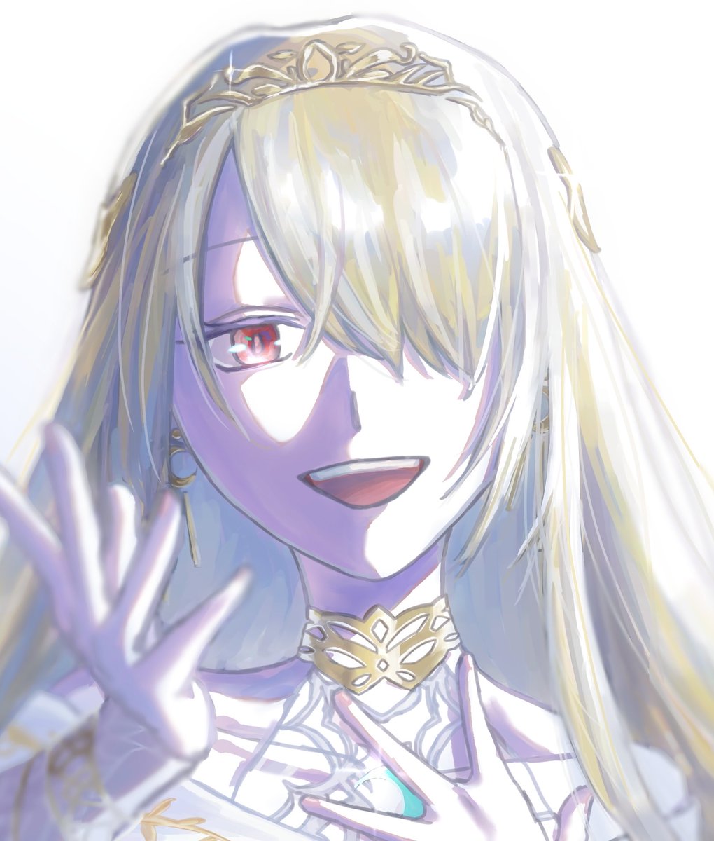 フォロワーさん推しが描きたい①
月歌×白

描いたことなかったので歌姫月歌描きました！