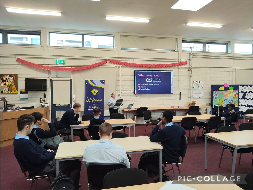 HolyChildCS's tweet image. Thanks to Sophie from NCI for discussing the opportunities that are available for our students to study at NCI 🎓 📚
@NCIRL @accsirl @lecheiletrust1 #CollegeAware #Guidance