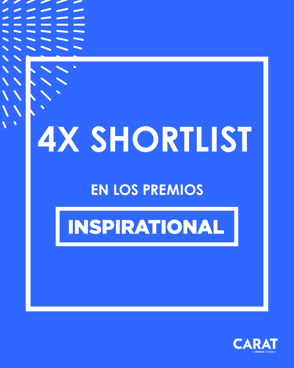 caratesp's tweet photo. 🎉Sumamos 4 nominaciones en la shortlist de los Premios Inspirational:

🌟Lo de VIPS no es normal | Categoría Territorio y Construcción de Marca.
📣 Louder Together — Categoría Estrategia de Influencia.
🎬 Tributo Documental | Categorías Branded Content y Producción Audiovisual. https://t.co/yUiWtXormZ