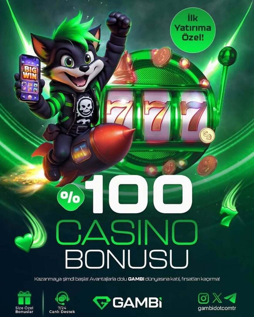 Double your first deposit with a 100% casino bonus! Enjoy fast withdrawals and a secure gaming experience on #Gambi. Start winning today!  

#Gambi #GambiCasino #bonus #onlinecasino #freespins  
Güncel giriş: ift.tt/aRMTVHY