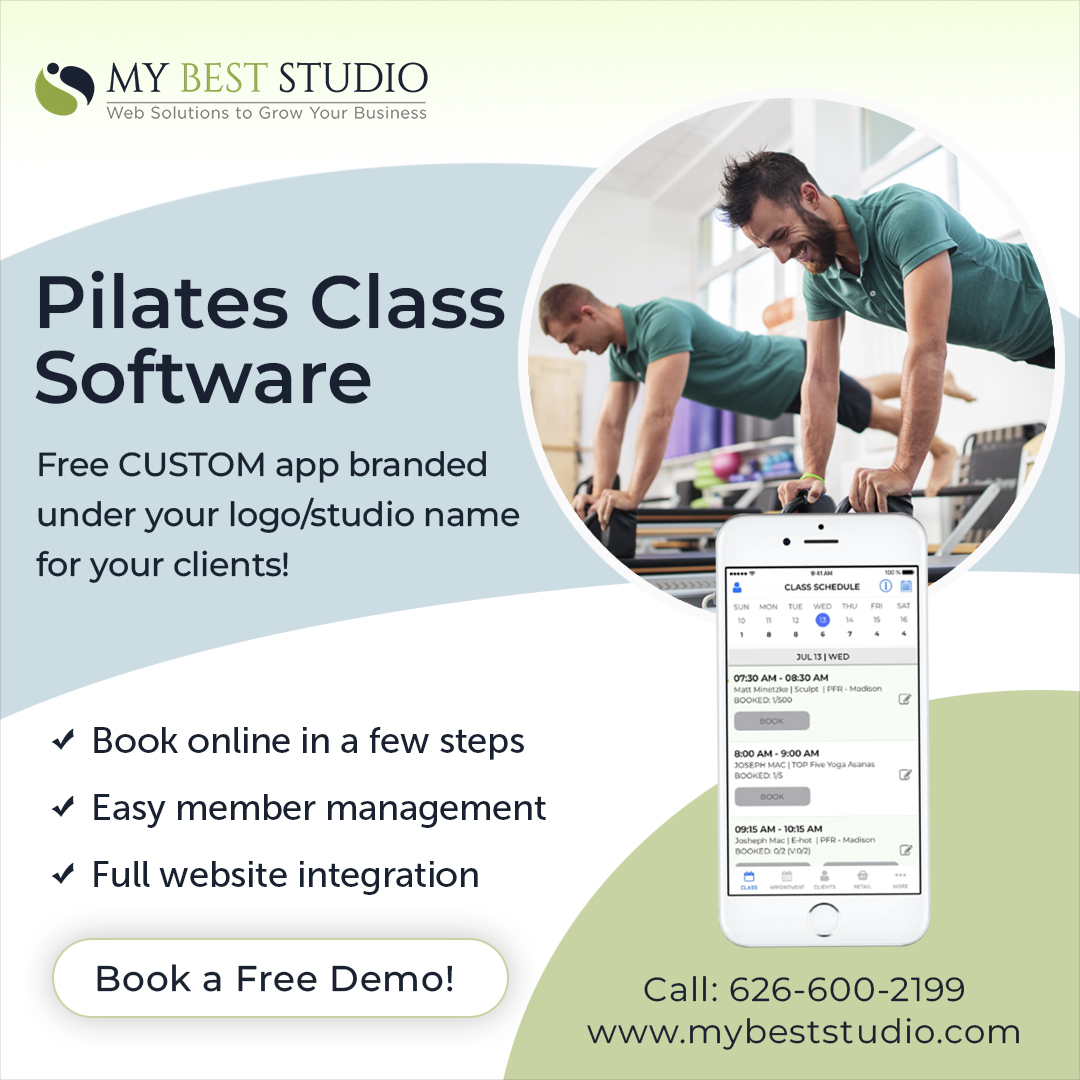 mybeststudio's tweet image. My Best Studio | Pilates Software

Manage your Pilates studio with our comprehensive, feature-rich management platform.

Streamline Operation with Automated System.
Book a free demo!
More: mybeststudio.com/studio-managem…
Call: 626-600-2199

#pilatessoftware
#pilatesstudiosoftware