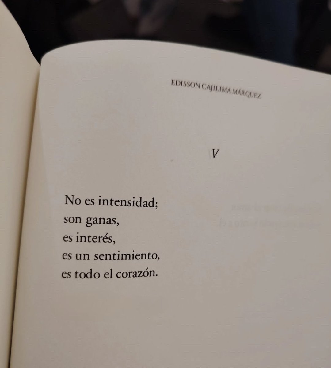 No es intensidad, son ganas.
