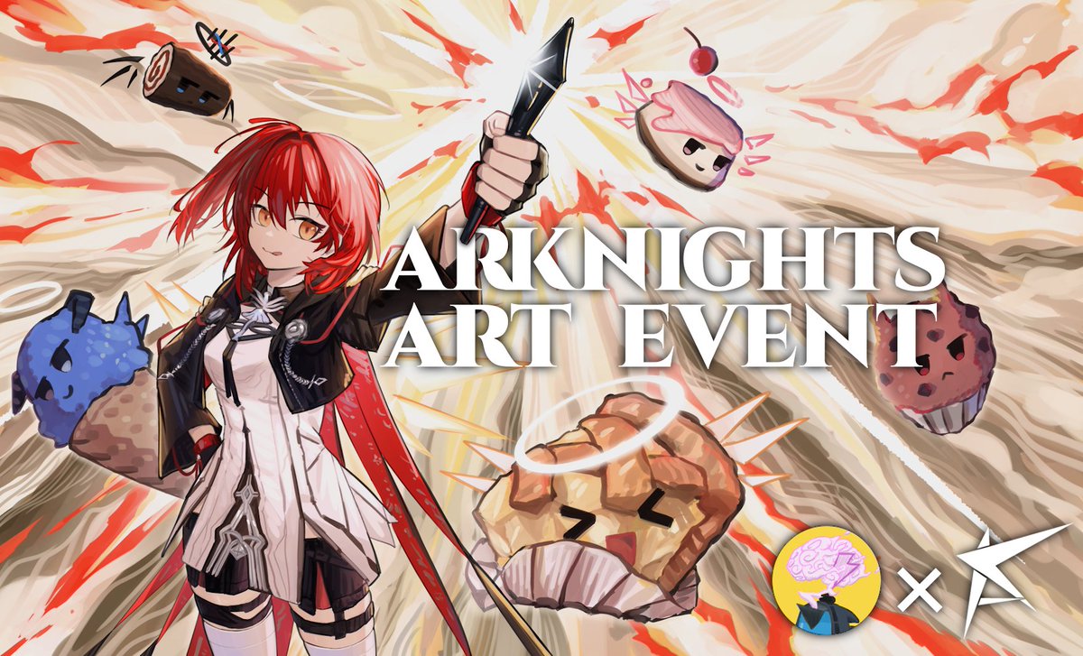 I am once again hosting another Arknights Art Event

Huge thanks to the people at Team Kazdel for offering CN Arknights merch as prizes for this event!

Read the follow-up post for participation⬇️

Art was illustrated by <a href="/zobnuy/">十二獣Zodiac</a>🥕

Lets celebrate with sweets and guns!
#Arknights