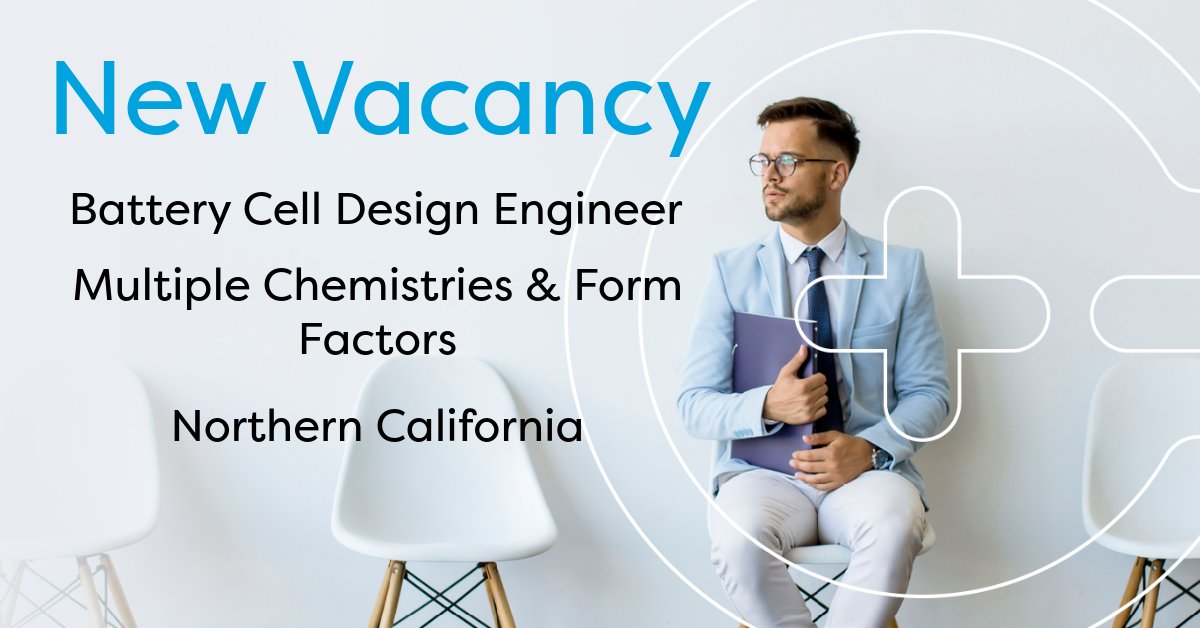 Plasma_Talent's tweet image. We’re hiring a Battery Cell Design Engineer to develop customised cells for applications in automotive, robotics, power tools, medical &amp;amp; energy storage

Technical design + customer-facing experience required

linkedin.com/jobs/view/4314…

#Battery #BatteryDesign #BatteryJobs