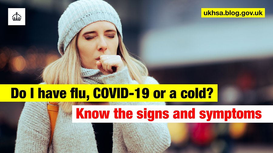 Have you or someone you know come down with a winter bug? 🤧Our latest blog post shares the signs and symptoms of flu, RSV, COVID-19 and rhinovirus - which you might know as the common cold. ukhsa.blog.gov.uk/2025/10/08/do-…