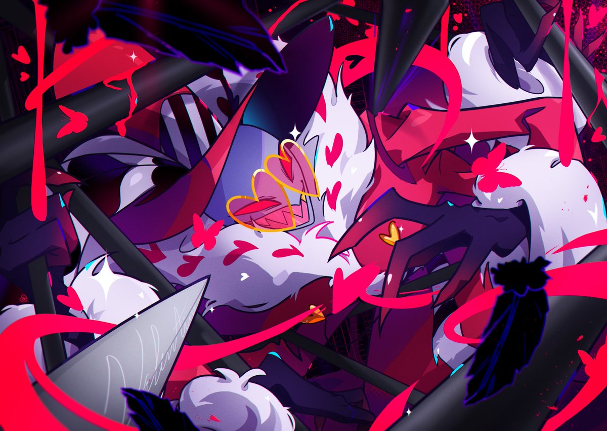 🪩🪩of angelic steel 

#HazbinHotelFanArt #HazbinHotelValentino #HazbinHotel