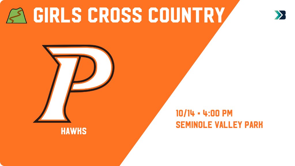 Girls Cross Country (8th Grade) Meet Day! - Check out the event preview for the Prairie Hawks. It starts at 4:00 PM and is at Seminole Valley Park. gobound.com/ia/ighsau/girl…