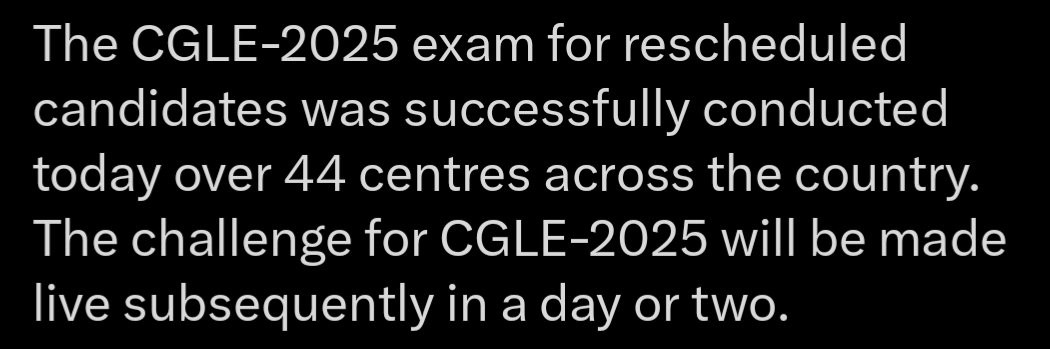 SSC CGL 2025 answer key will be released tomorrow...