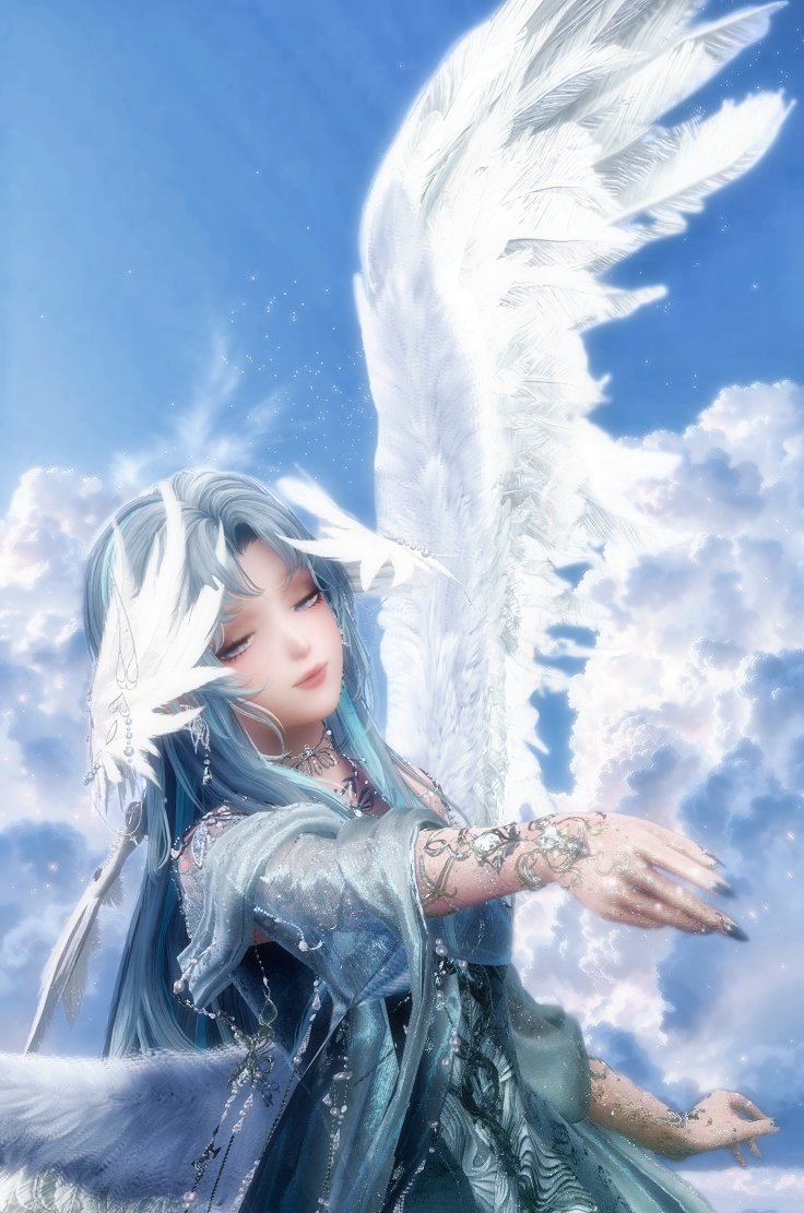 __Mielle_'s tweet image. 𝓾𝓹 𝓲𝓷 𝓽𝓱𝓮 𝓬𝓵𝓸𝓾𝓭𝓼.

#InfinityNikki #infinitynikkitwt