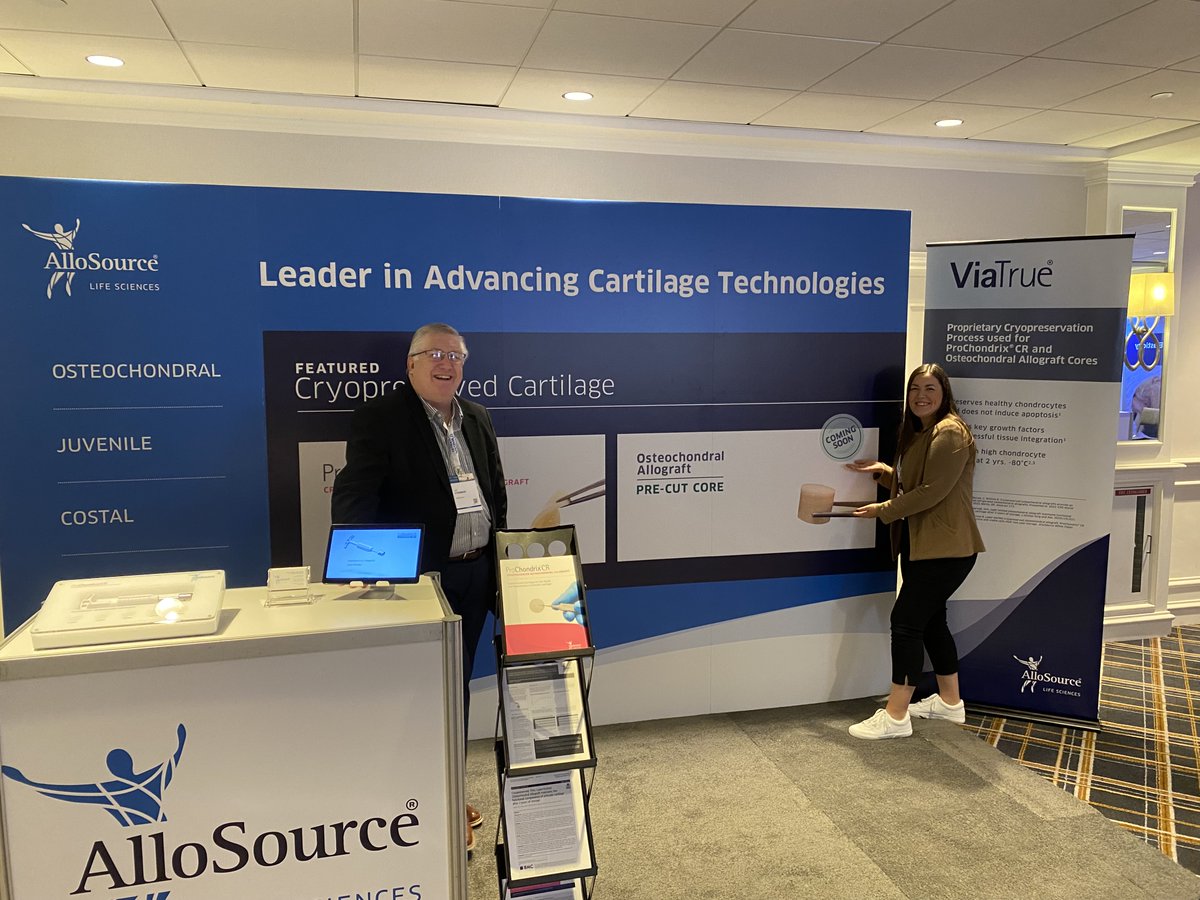 Meaningful conversations and knowledge-sharing were at the heart of this year’s #ICRS2025 world congress. We appreciated the opportunity to engage with fellow experts and highlight AlloSource’s innovative cartilage technologies. Learn more at brnw.ch/21wWC0D #cartilage