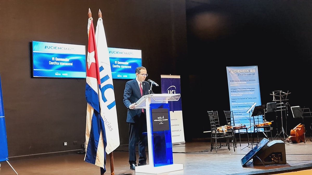raydelmp's tweet image. Comienza la VI Convención Científica Internacional #UCIENCIA2025, evento organizado por la @universidad_uci para propiciar el intercambio académico y científico en el campo de las Ciencias Informáticas.
Participan profesionales de 26 países.
@CubaMES @MINCOMCuba