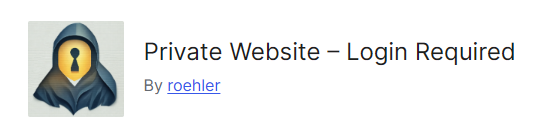Nutzt du WordPress &amp; willst deine Website schnell und simpel hinter dem Login verstecken? Nimm doch mein kleines Plugin. Einfach runterladen, aktivieren, fertig! 

Deine Website soll wieder öffentlich sein? Das Plugin einfach deaktivieren.

wordpress.org/plugins/privat…